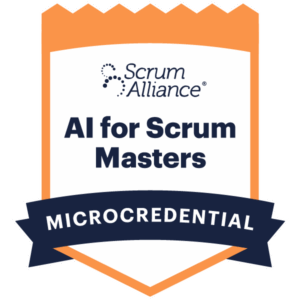 IA pour Scrum Maters - Certification Scrum Alliance Badge