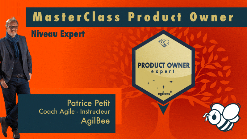 Formation MasterClass Product Owner - Niveau Expert - AgilBee - Badge certifié par blockchain