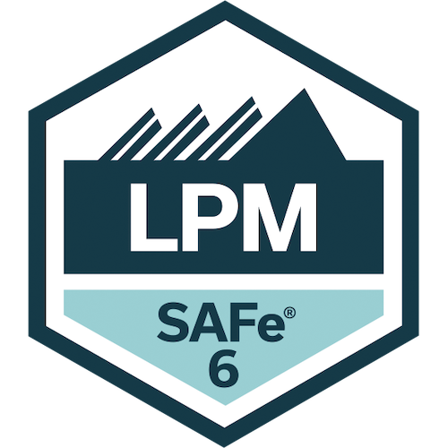Badge pour la certification SAFe® Lean-Portfolio-Management LPM