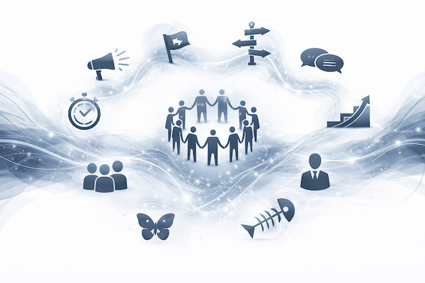 Les Liberating Structures, les managers et professionnels impliqués dans la transformation d&rsquo;une organisation